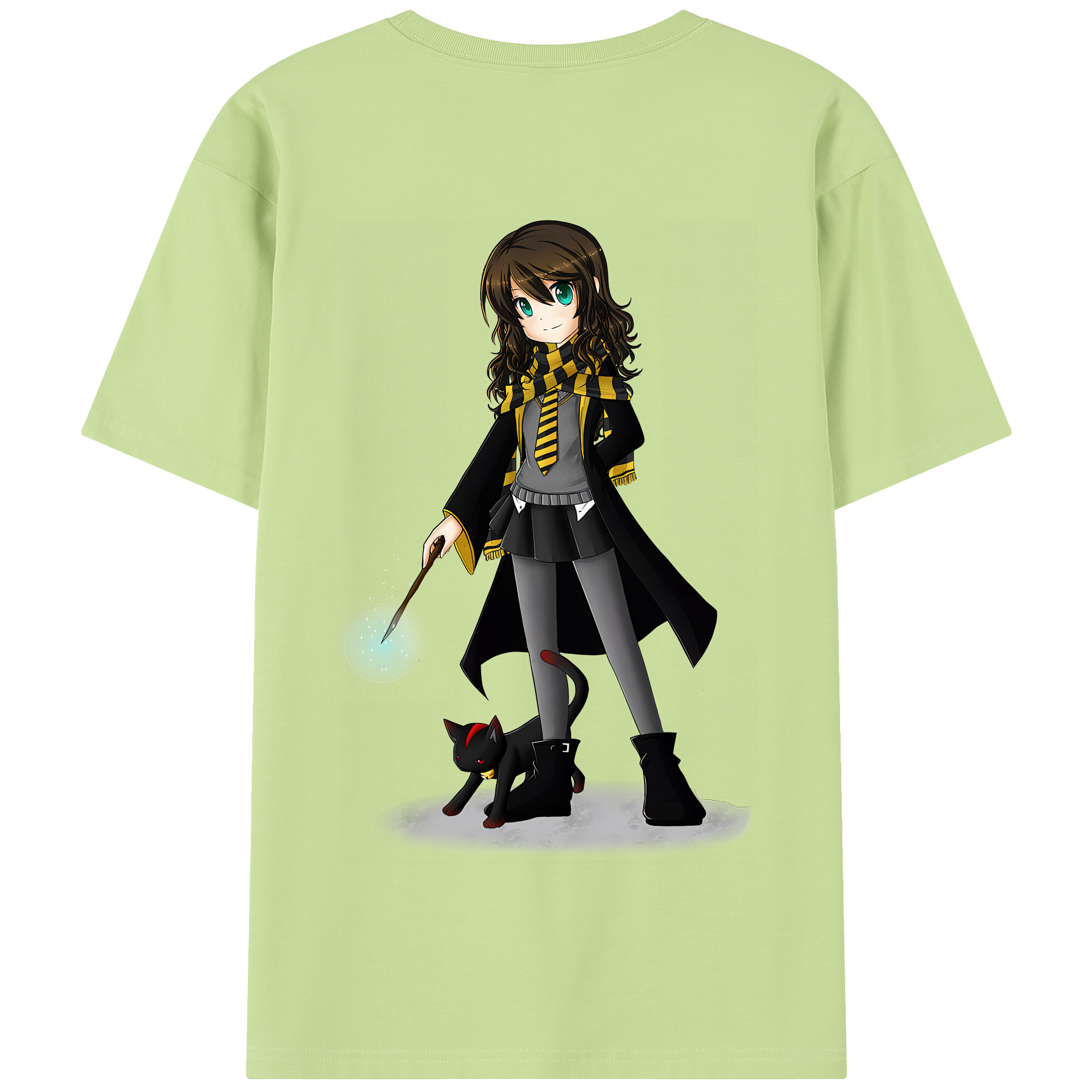 （画像用） Harry Potter ハリー・ポッターシリーズ 綿100％半袖Tシャツ（背面プリント）
